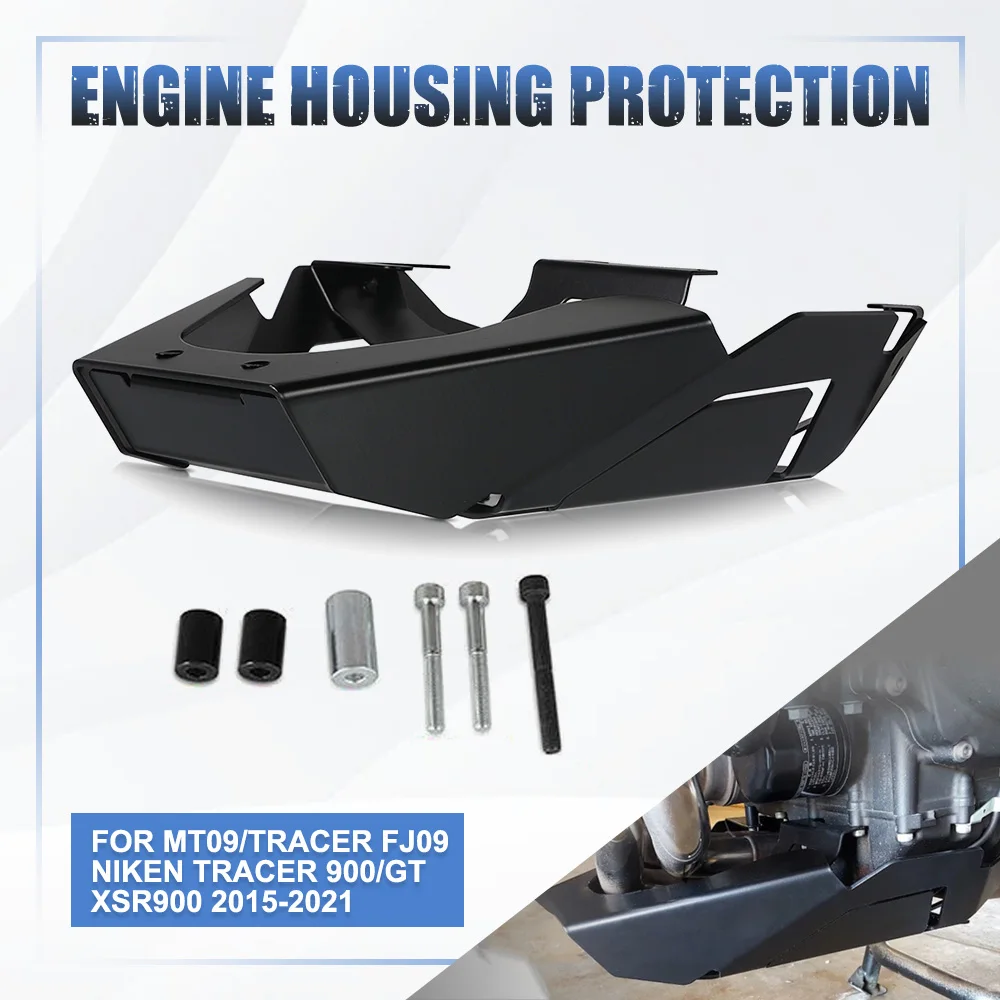 

Front Engine Guard Cover For YAMAHA MT09/TRACER FJ09 NIKEN TRACER 900/GT XSR900 2015-2021 Motorcycle Engine Housing Protection