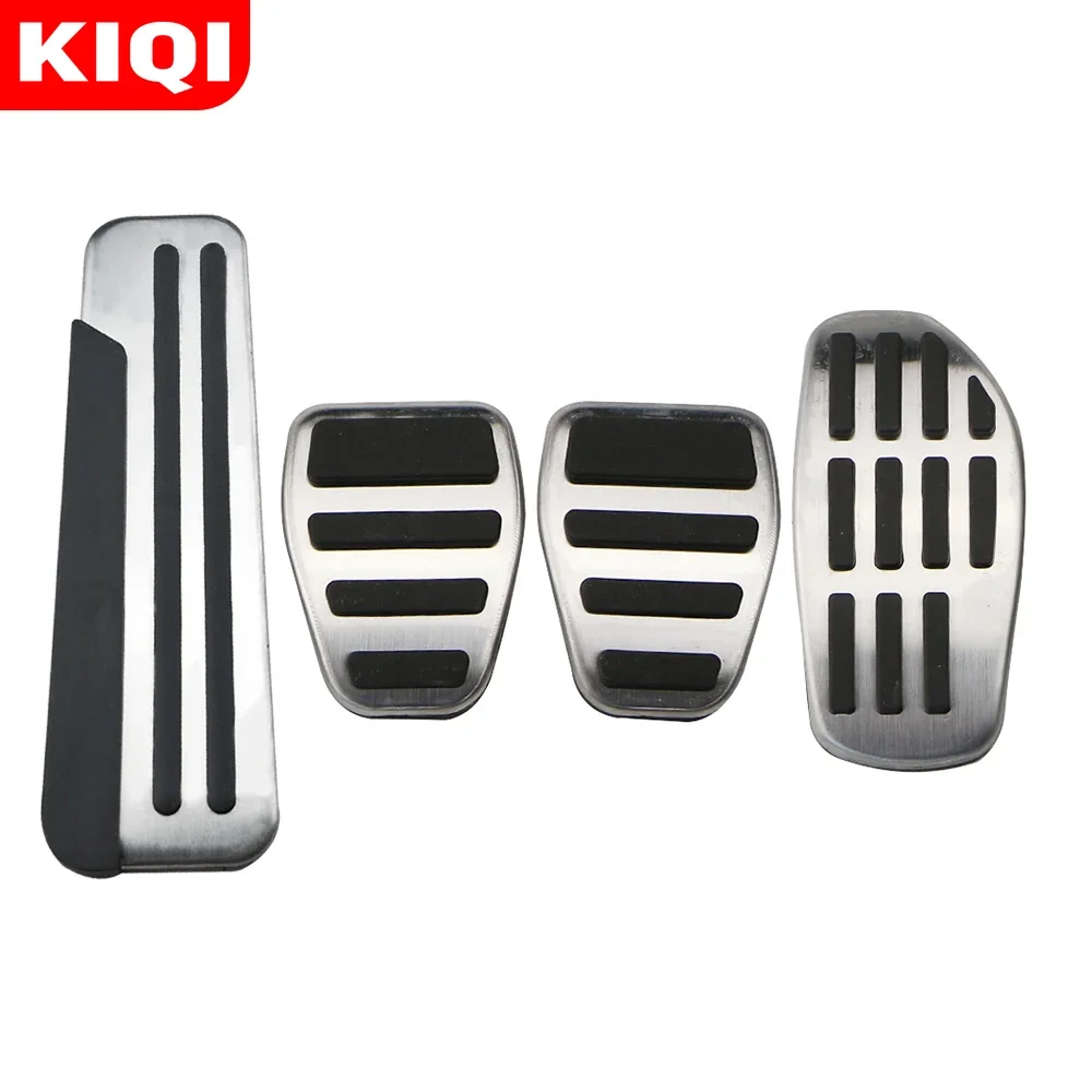 KIQI Stainless Steel AT MT Car Pedals Gas Pedal Brake Pedal Cover Rest Pedale Covers for Renault Espace 2019 2020 Parts