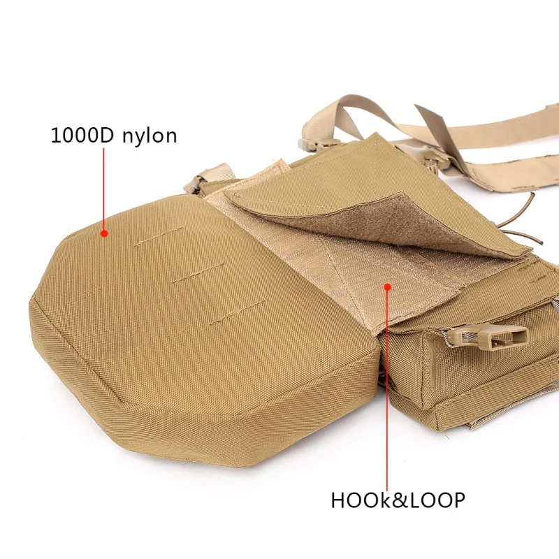 Tactical Hunting Portable EDC Waist Bag Carrier Drop Pouch AVS JPC CPC Vest Waist Pack Combat CS Wargame Waist Pouch