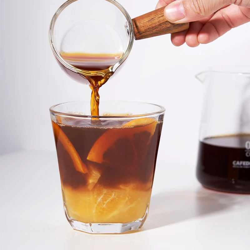 CAFEDE KONA tempering glass cup 240ml / 8oz coffee cup drink ware wine glasses glass glasses for drinkinges for water