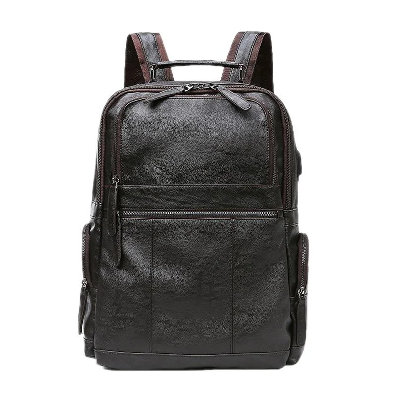 Fashion USB Charging Men's Backpack Large Capacity Student School bag Male Sports Travel Backpack High Quality Laptop Bag