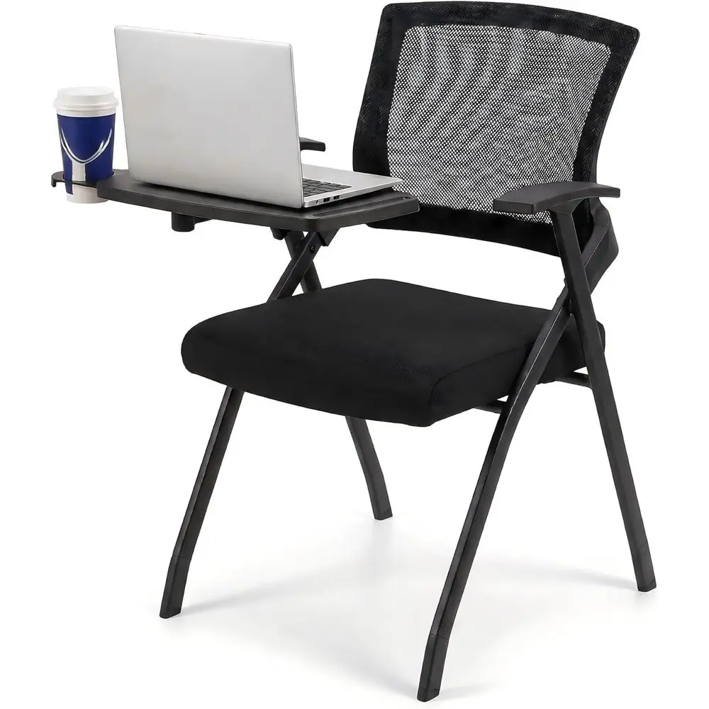 

Training Chair with Tablet Arm amp Cup Holder SpaceSaving Nesting Chair for Conference Room, Classroom, School, Seminar, Office