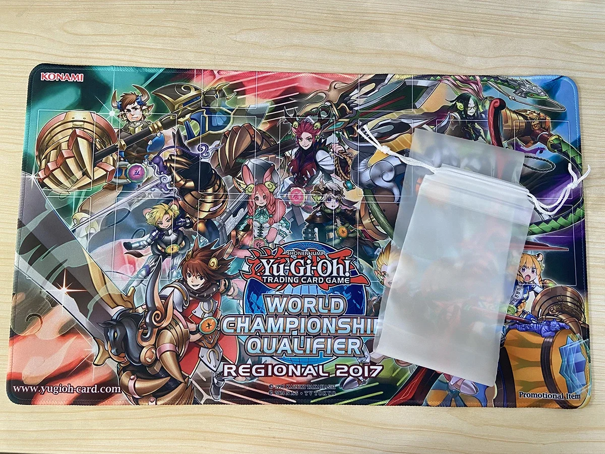 YuGiOh Zoodiac Thoroughblade Playmat Zoodiac Drident TCG CCG Mat Bunnyblast Board Game Trading Card Game Mat Rubber Mouse Pad