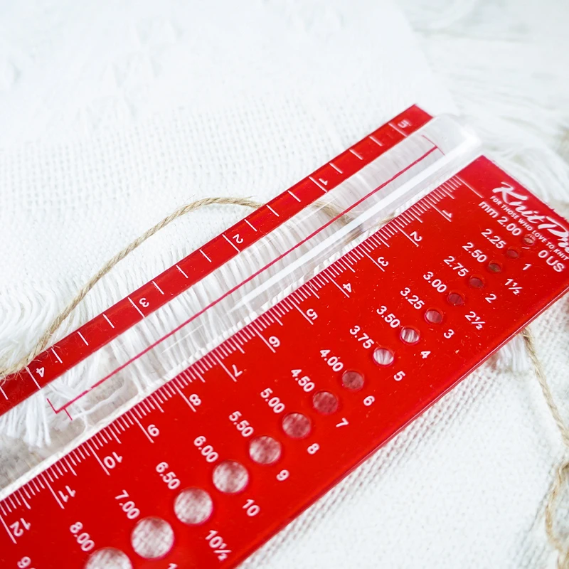 Miernik grubości włóczki Knitp – Sewing In Textile recenzja i cena