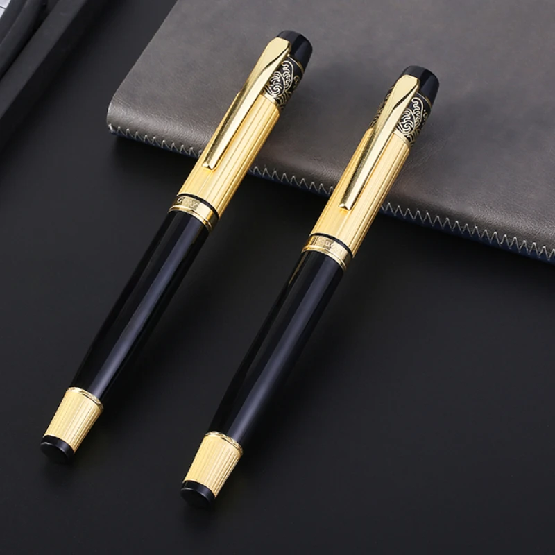 

GUOYI Heavy Metal Feel Ballpoint Black/blue 0.5mm Nib Men's Women's Business High-end Office Gel Pens Birthday Present Writing