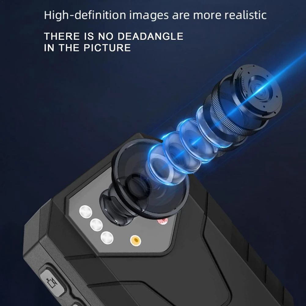 

Новинка 2023 года, камера видеорегистратора 1080P с ночным видением, срок службы батареи 6-8 часов, защита правоохранительных органов