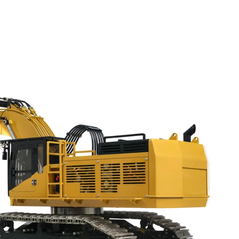 1/8 385CF RC Hydraulikbagger RTR Schwerlastmaschine Verbesserter Metall-Riesenbagger Ferngesteuertes Baufahrzeug