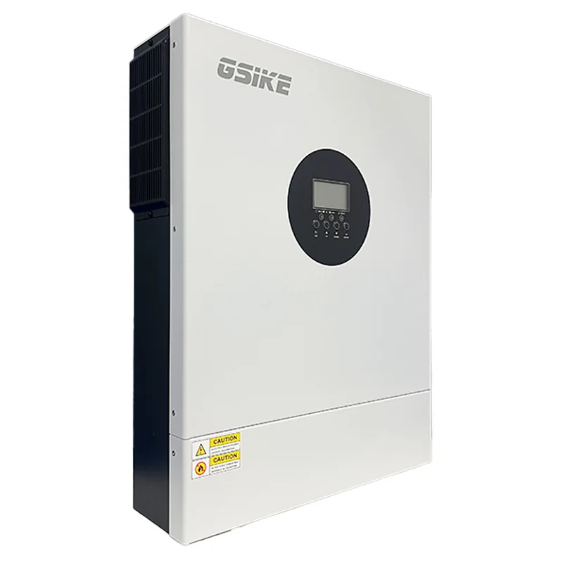 GSIKE 4.2KW 24V 2.5KW 12V Inverter Solare Ibrido 230V MPPT Inverter Off-Grid con Uscita a Onda Sinusoidale Pura Sistema Fotovoltaico con Caricatore Solare Integrato da 120A e Funzionalità WiFi