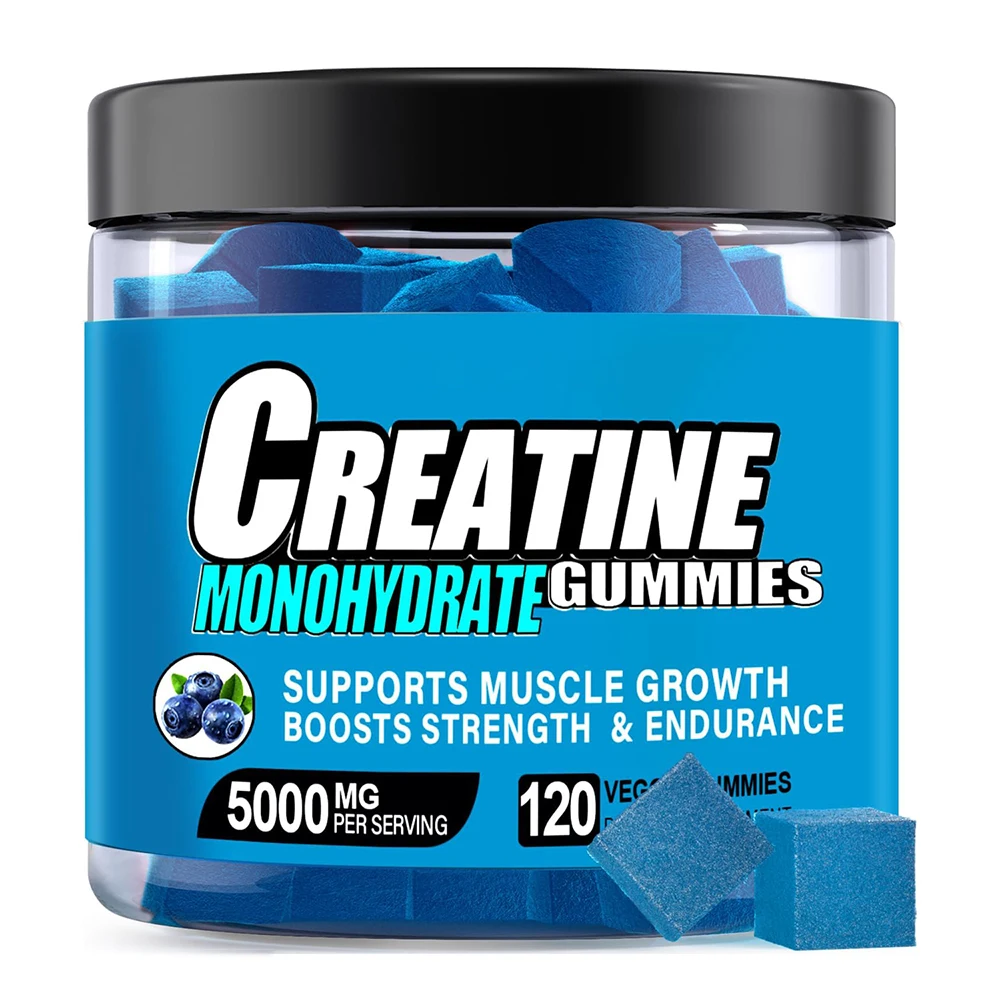 

Конфеты Creatine Monohydrate для мужчин и женщин, поддержка повышения фокуса, мышц, силы, восстановления, отварное здоровье и память - веганский