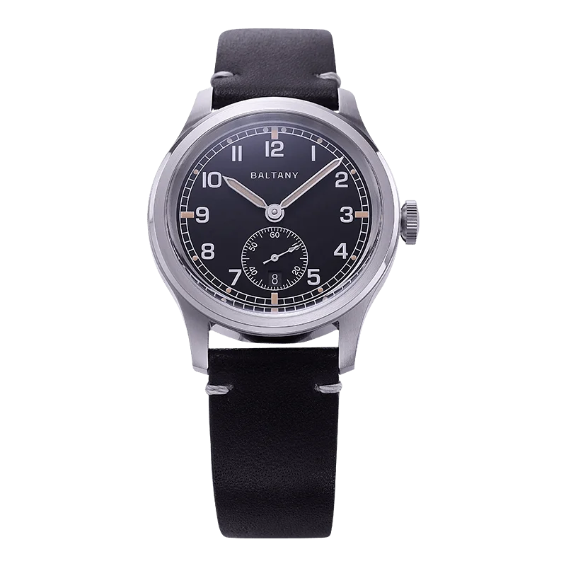 Baltany S2081 Dirty Dozen Watch Man Kalender Vintage Militaire Automatische Mechanische Horloges Waterdicht 100M Veldhorloge voor mannen