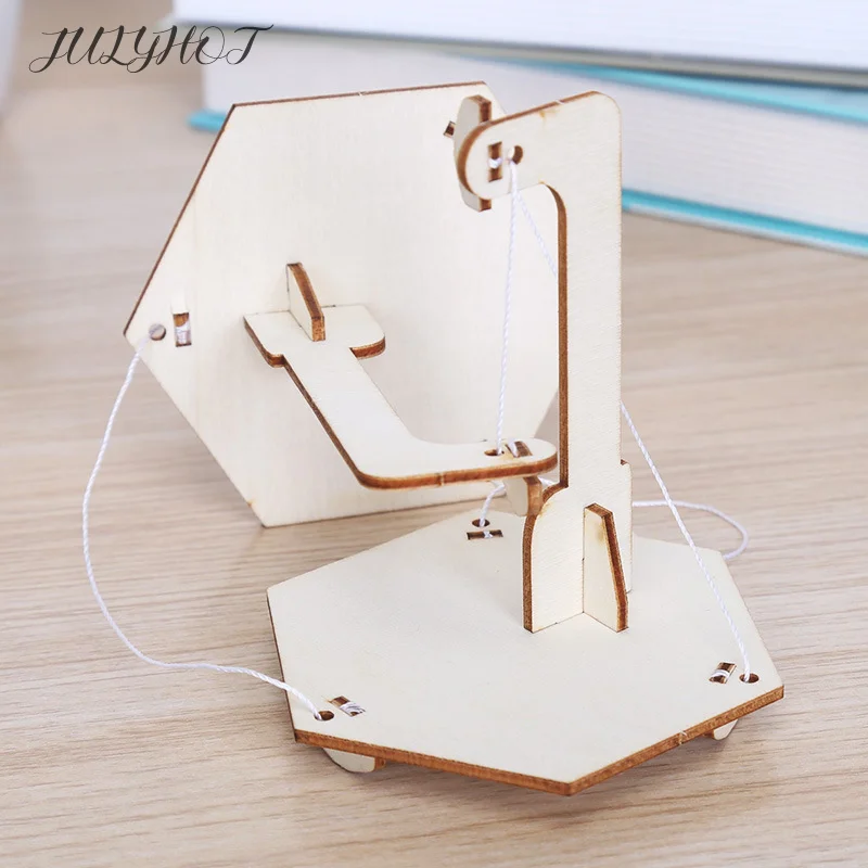 Wooden Anti-Gravity Diy Tensegrity Structure Floating Table Model Toy