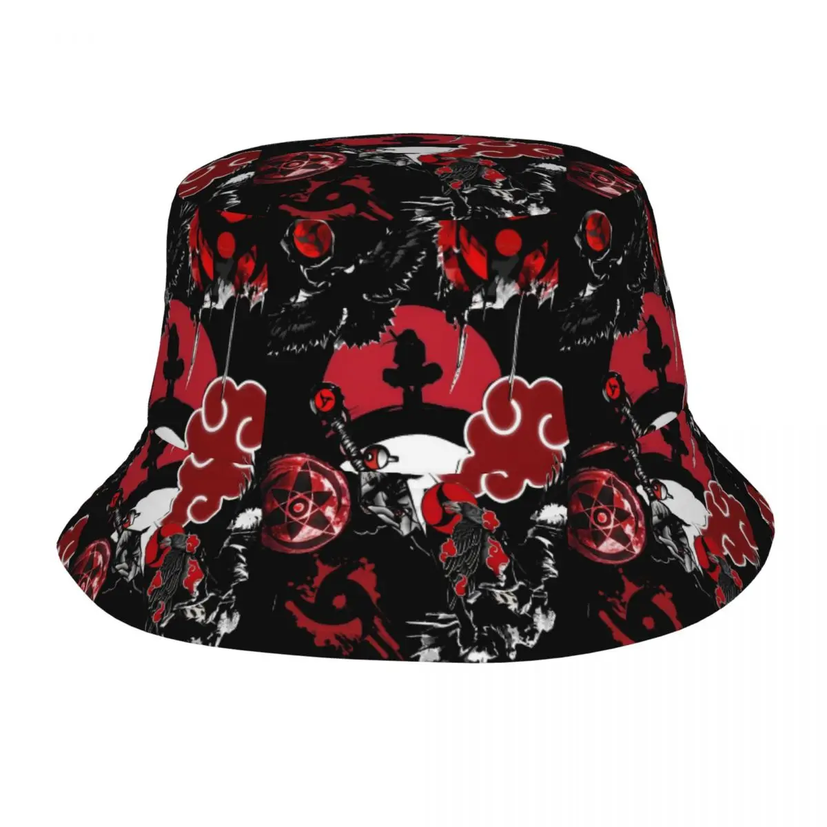 

Custom Custom U-Uchihaes I-Itachies Eagle Animes Bucket Hat for Men Women Print Summer Beach Sun Fisherman Cap