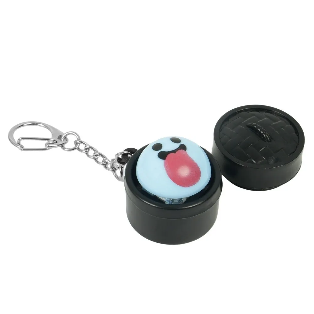 3D Printed Halloween Steamer Fidget Keychain Removable Lid Click Sound Mini Press Fidget Button Round Plastic