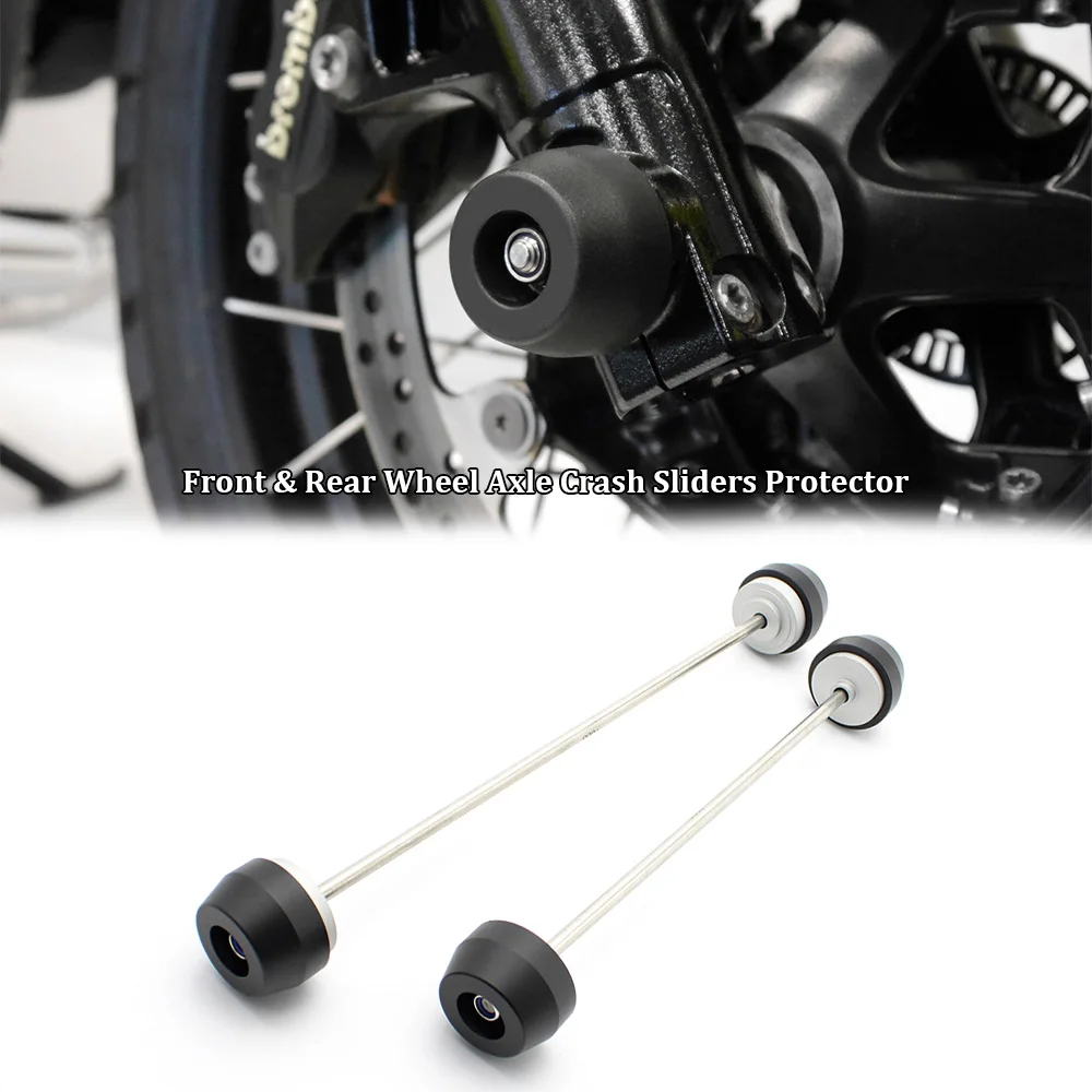 Motorcycle Front Rear Wheel Axle Fork Sliders Crash Protector For YAMAHA MT-09 MT09SP XSR900 Tracer 9 GT 2021-2023