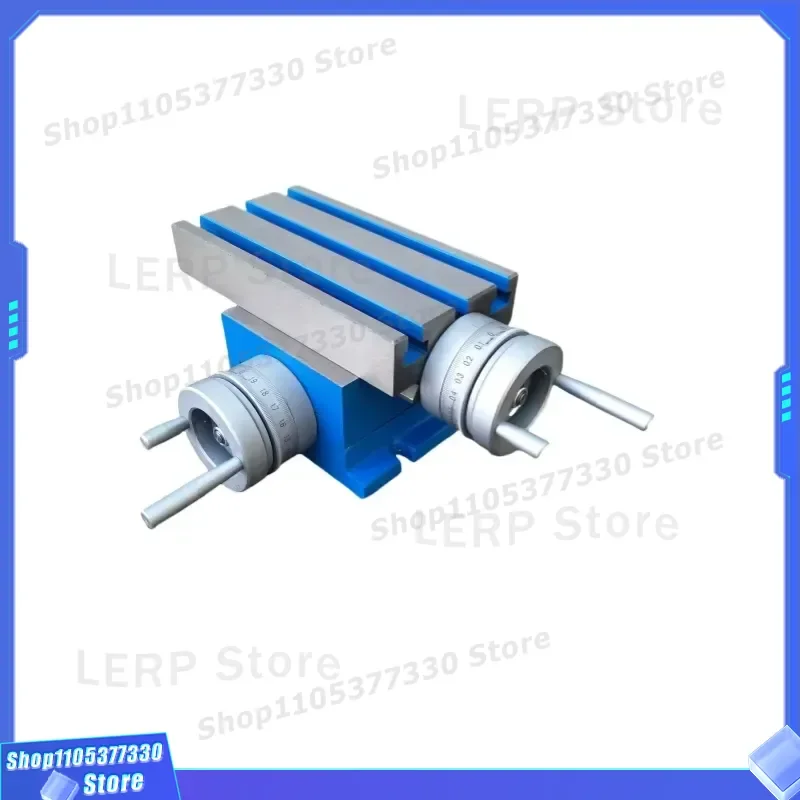QM-201 Precision Cross Slide Milling Drilling Table XY Axis Cast Iron Base AK-202 Fixed Compound Table for Metalworking