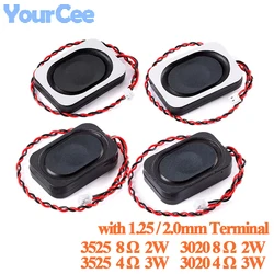 2pcs/1pc 3525 3020 4 ohm 3w 8 ohm 2W Speaker 3525 2030 Cavity 4Ω 8Ω 3W Bluetooth-compatible Audio Speaker for Notebook Computer