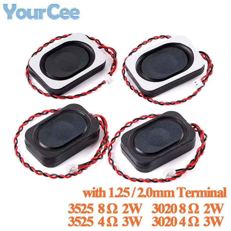 2 szt./1 szt. Głośnik 3525 3020 4 om 3W 8 om 2W, głośnik audio 3525 2030 z komorą 4Ω 8Ω 3W, kompatybilny z Bluetooth, do notebooka/komputera.
