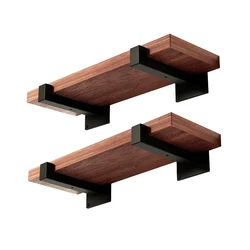 2PCS Wall Hanging Bracket with A Load-Bearing Triangular Iron Fixed Layer Plate Shelf Placement Wall Layer Plate Support