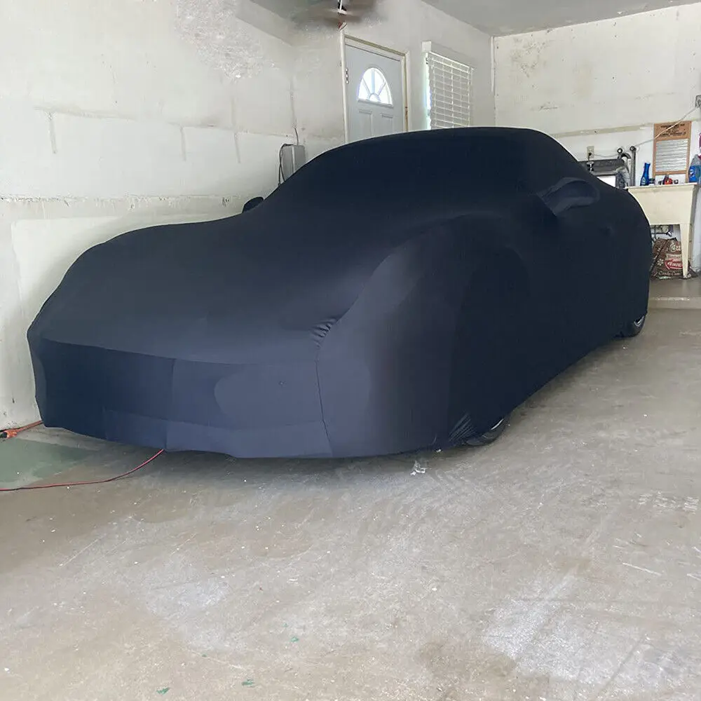 Custom Car Cover Stretch Satin Dust Proof Indoor For Maserati GranTurismo