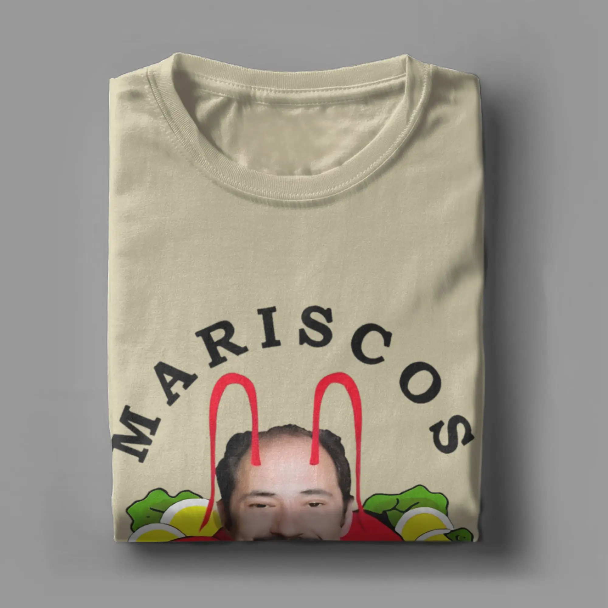 Camiseta de Antonio Mariscos Recio, ropa divertida de algodón 100%, camiseta Vintage de manga corta con cuello redondo, Idea de regalo