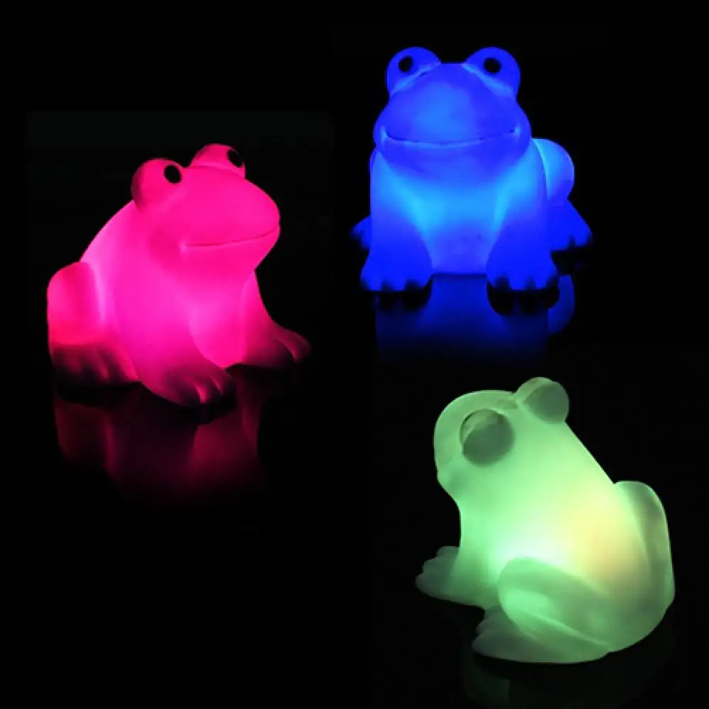 Creative Funny Energy Magic LED Cute Frog Night Light Lamp Changing Colors Colorful Lamp Gift