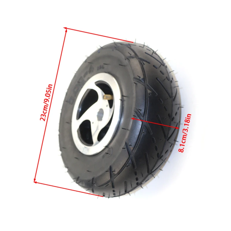 M17/19 Electric Scooter 3.00-4 Tire 10 inch Electric Scooter Road Tire 4-inch Alloy Wheel Hub Accessories view 2