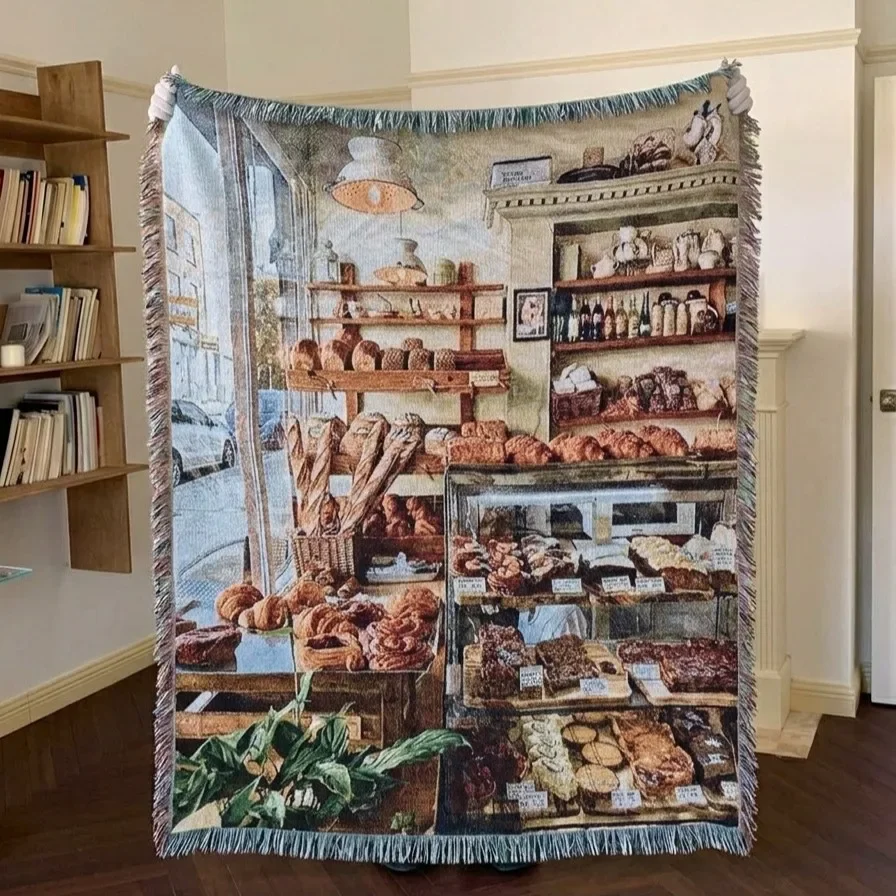 Nordic Sofa Blanket Aesthetic Sofa Cover Boho Tapestry Outdoor Camping Blankets Picnic Tablecloth Bedspread Decoration Drop Ship