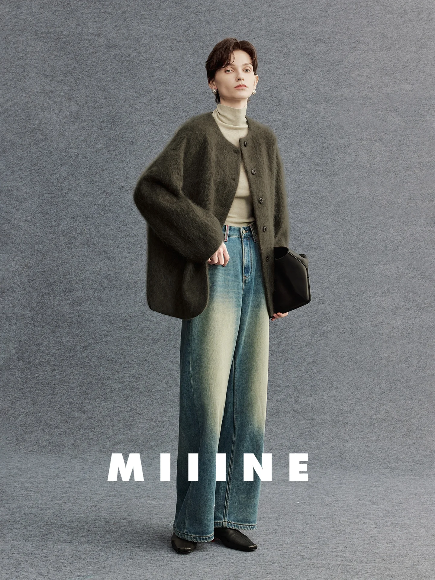 

Miiine Camere Woolen ort Jaet Fce Crt Box коврик в стиле апей, высококачественный топ, женский модный роскошный эксклюзивный онлайн-коврик