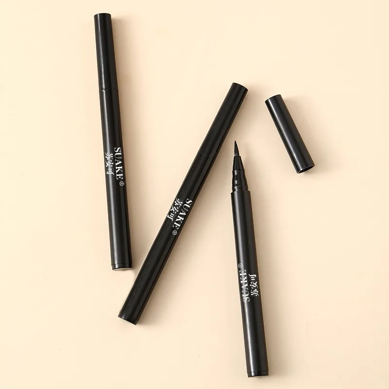 Eyeliner-pen is duurzaam en niet gemakkelijk uit te vegen eyeliner waterdichte eyeliner-pen