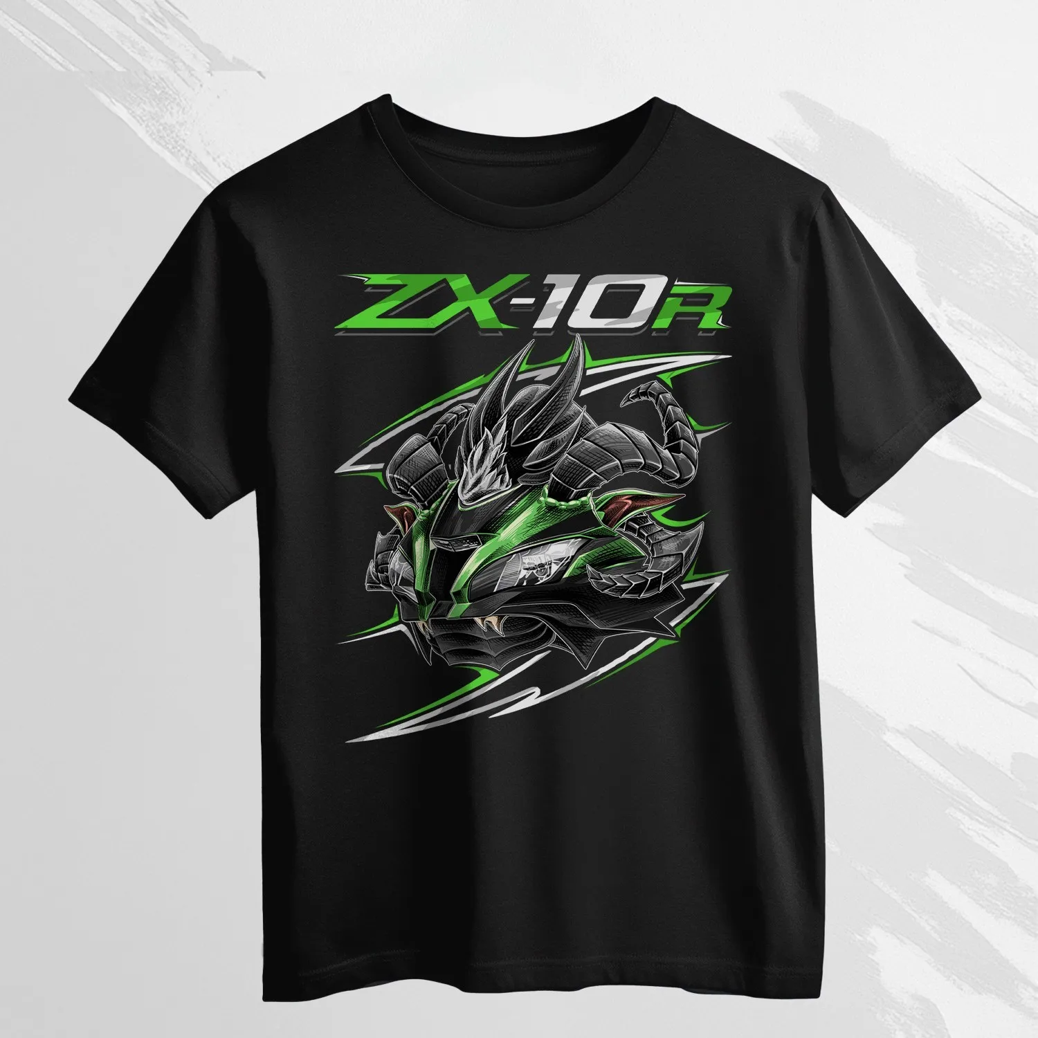 Japan Ninja ZX-10R 2016-2020 Sport Motorcycle T-Shirt 100% Cotton O-Neck Short Sleeve Casual Mens T-shirt Rider Streetwear