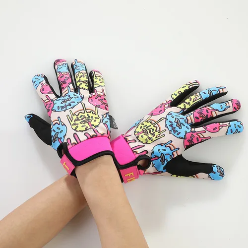 Imagen 2 del producto FISTPLAS Guantes de entrenamiento para montar en motocicleta todoterreno para niños y adultos, guantes protectores para entrenamiento de patinaje sobre ruedas