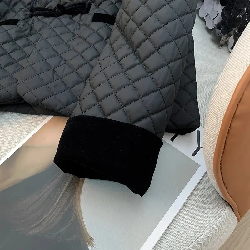 春と秋の新ファッションレトロコート綿入りジャケット気質ファッションバックルステッチ国風綿入り服