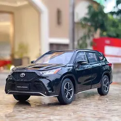 1:32 Highlander XSE SUV Alloy Car Model Diecast Metal Toy Off-road Vehicles Car Model High Simulation Sound and Light  Kids Gift