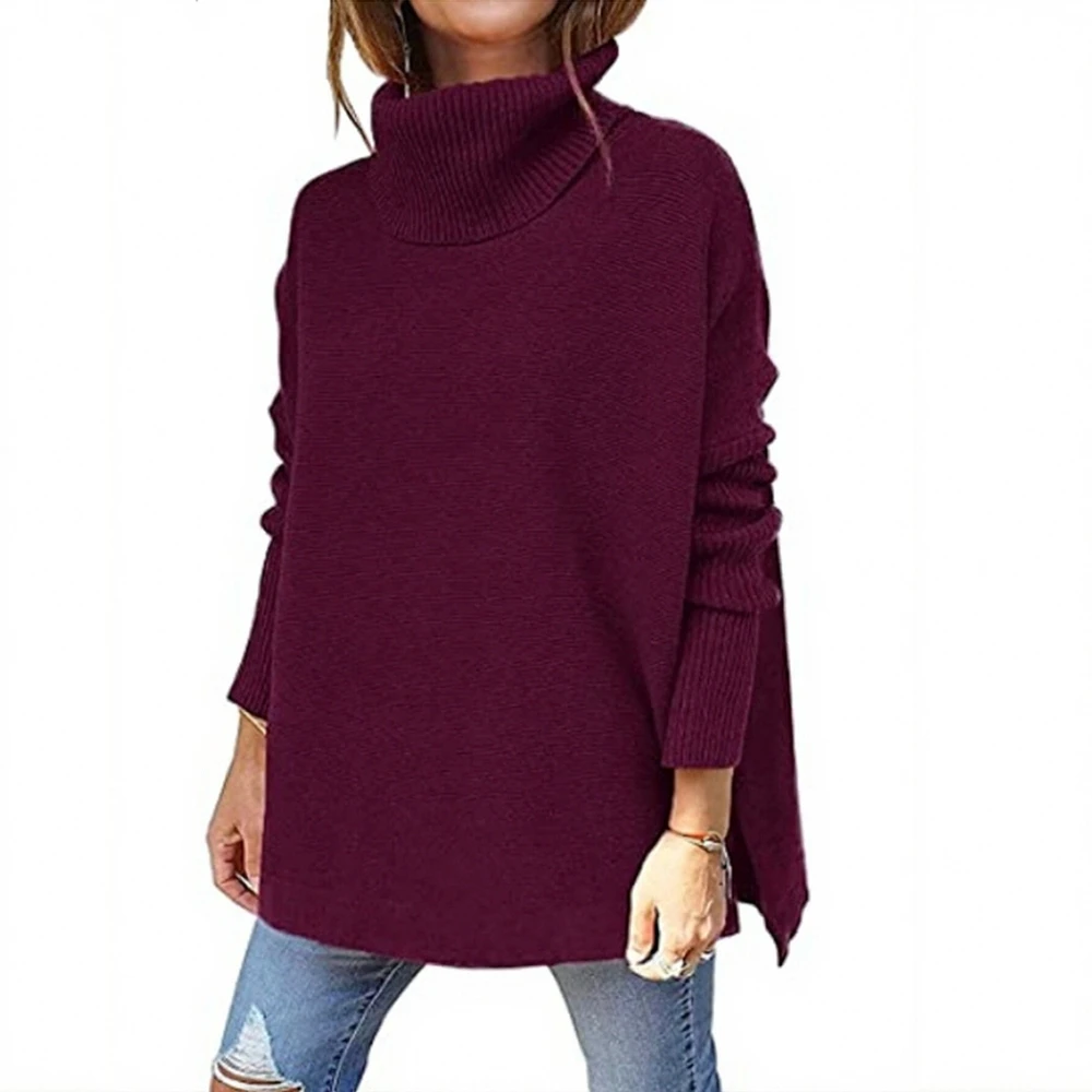 

Свитер с длинными рукавами и круглым вырезом в деловом стиле, облегающий дизайн, прямые рукава-трубы, украшение не требуется