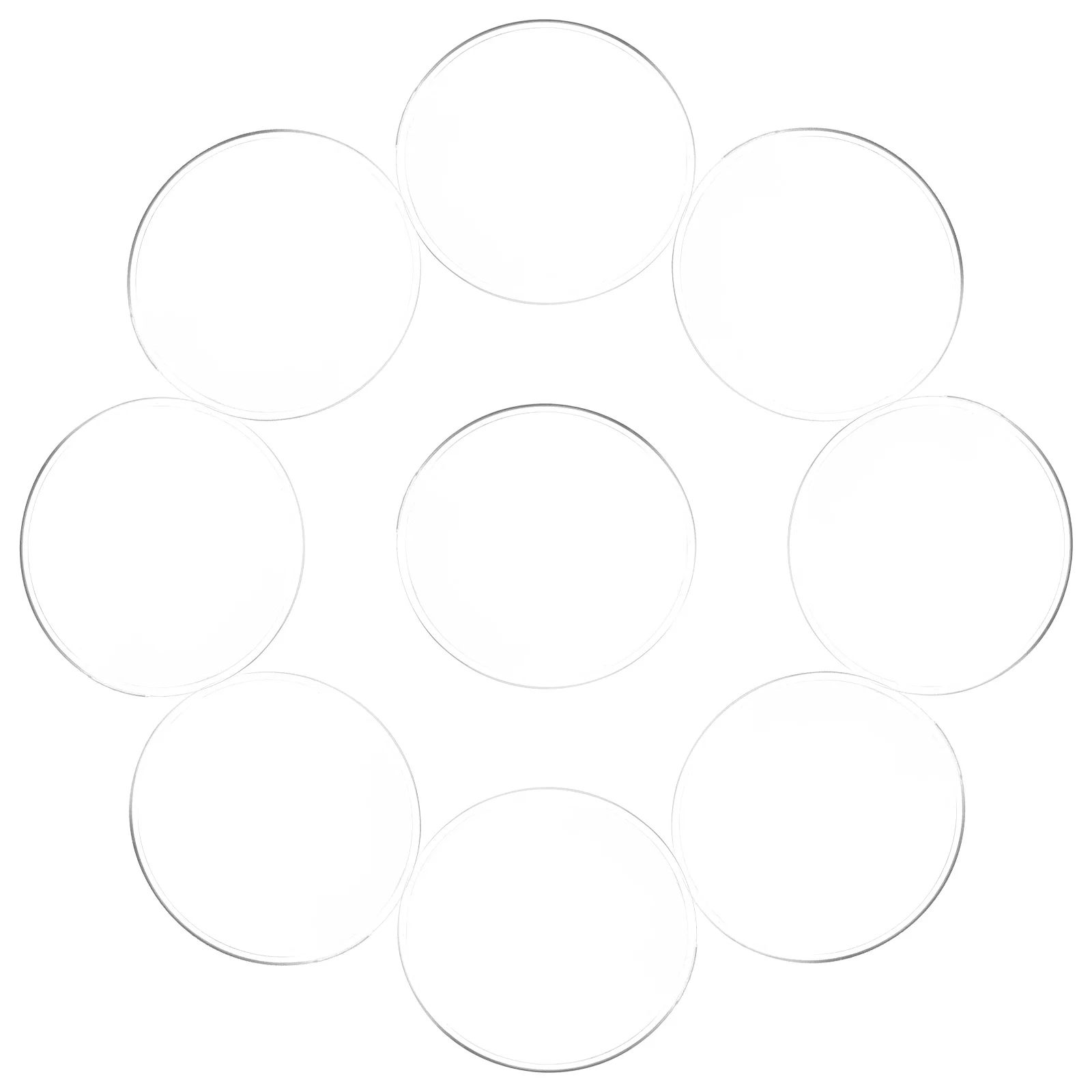 

40Pcs Magnifying Glass Set Portable Durable Biconvex Lens Magnifier for Seniors Reading Books Jewelry Crafts Repair