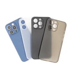 Ultra Thin Matte Phone Case For iPhone 11 12 13 14 Pro max mini Xs Max X Xr Cover for iphone SE 7 8 6 6S Plus Transparent Case