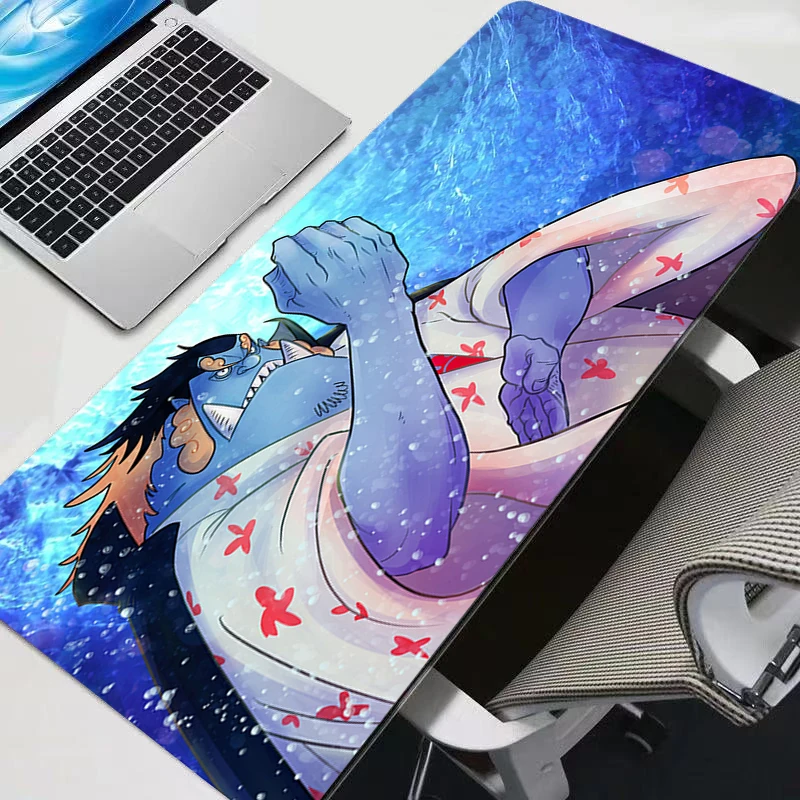 Mouse Pad One Piece Grande XXL 900x400, Tapete de Mesa para Teclado de Computador, Acessórios Duráveis para Jogos, Mousepad de Anime