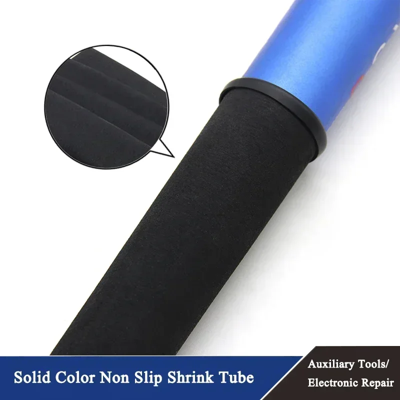 1.6m/Piece Solid Color Non Slip Heat Shrink Tube Anti-slip Insulation Sleeve 20/22/25/28/30/35/40mm Waterproof Fishing Rod Wrap