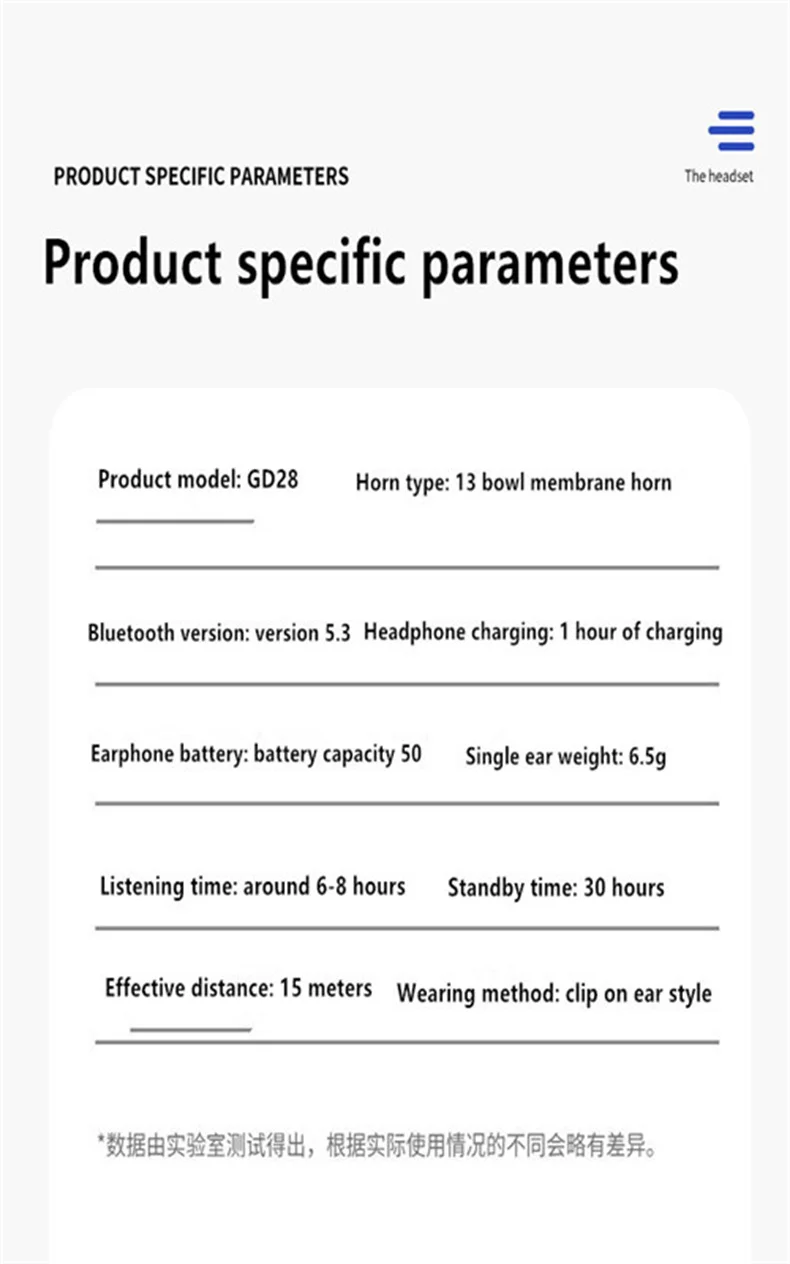 STTKGZD Earphone Clip Wireless Bluetooth Headphone Bone Conduction Headset High Quality TWS Auriculares Sport Noise Canceling S5c527b9021ab4a129754bf5899b7a75fR