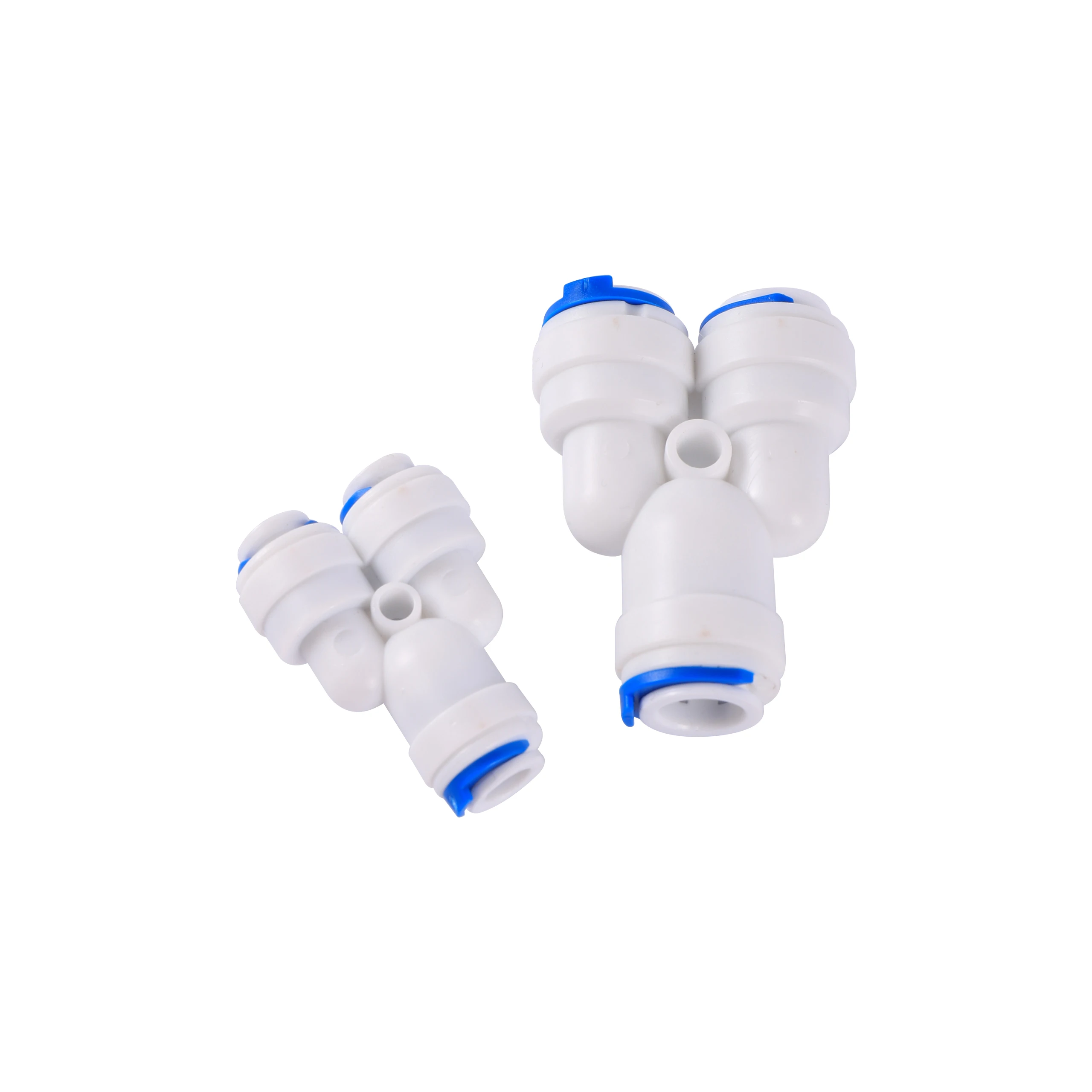 Reverse Osmosis Quick Connector 1/4"3/8"OD Hose Tee Y Coupling 4 Way Equal Convert Elbow Straight RO Water Aquarium Pipe Fitting