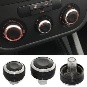 3 PCS -Auto -Taste für Auto für Volkswagen VW Golf 5 Mk5 Jetta Tiguan Touran Passat B6 B7 3C für Skoda Octavia A5 Klimaanlagenknöpfe 8 Hauptverkaufslüfter Klimaanlage VW - №3