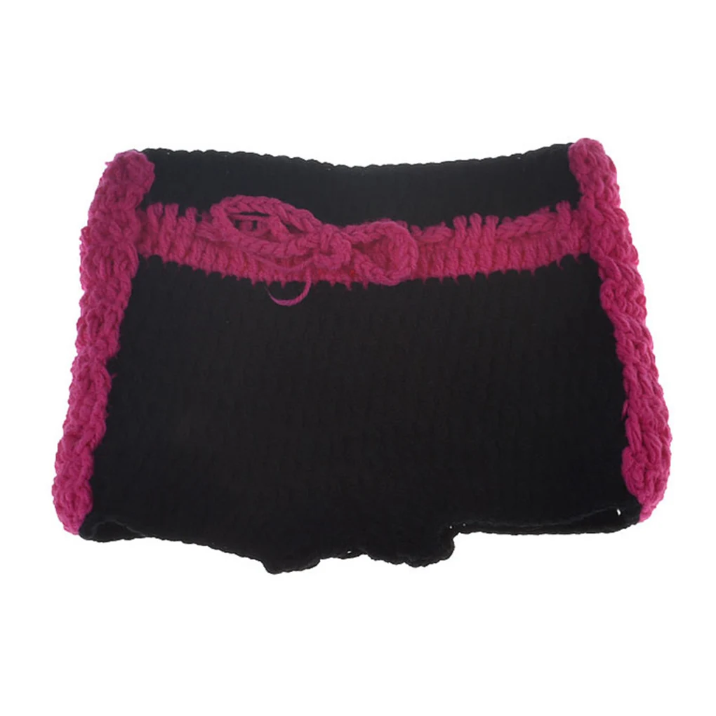 Trajes de boxeo tejidos para recién nacidos, trajes de utilería de fotografía mensual tejidos a mano para bebés