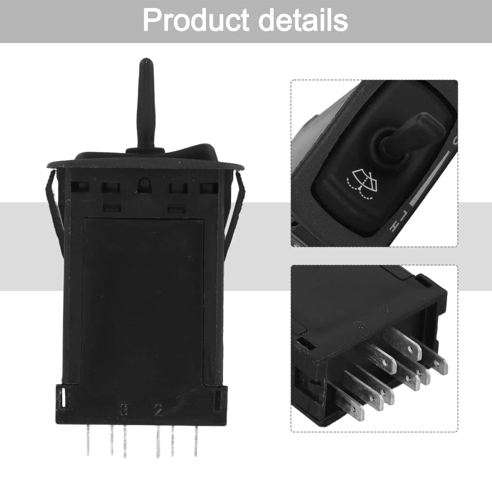 

Vehicle Maintenance 20801117 Wiper Control Truck Wiper Control Quick Installation Wear-resistant Anti-corrosion