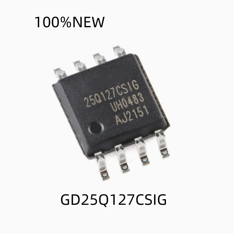 (5Pcs) 100% New Gd25Q127Csig 25Q127Csig Sop-8 128M-Bit 3.3V Serial Flash Memory Chip Ic