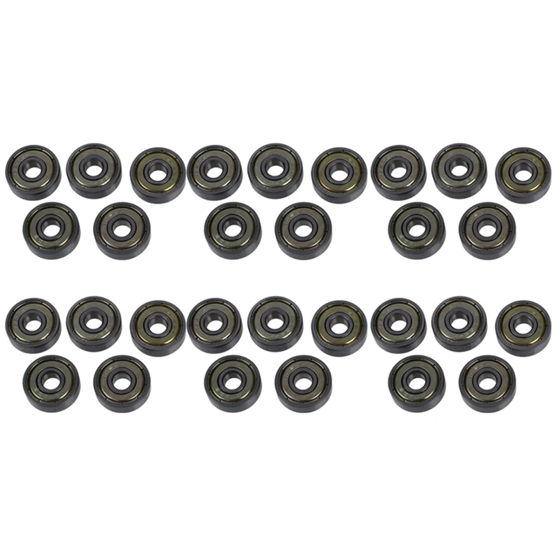 626Z 6Mm X 19Mm X 6Mm Shielded Radial Miniature Deep Groove Ball Bearing 30 Pcs