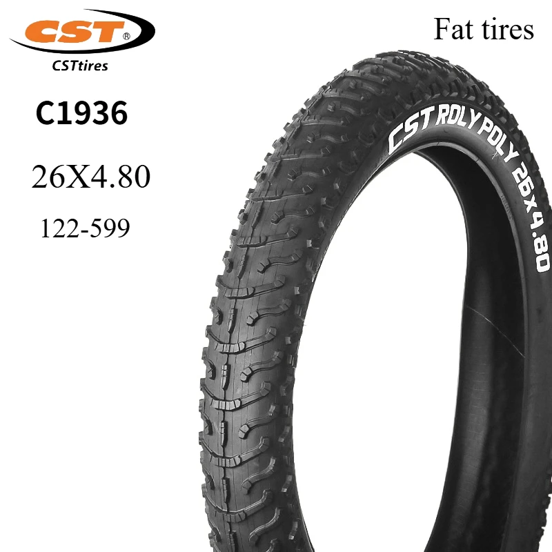 CST bicycle ATV tyre beach bike tire 26x4.80 city fat tyres snow bike tires wire bead For fat Electric Bike tires Fat tires