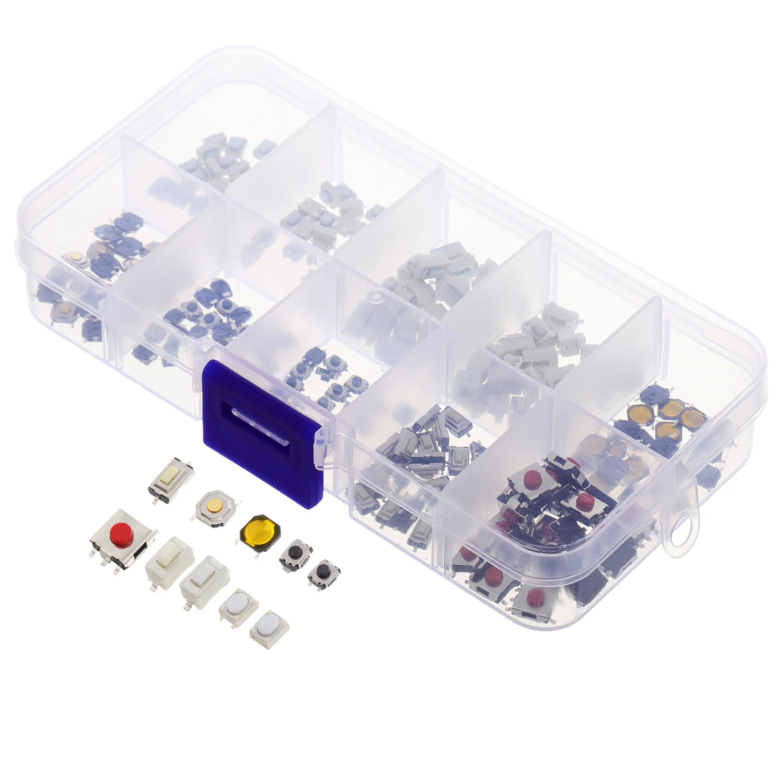 

200pcs Micro Momentary Push Button Switch For Car Key Fob Replacement Surface Mount Mini On Off Electrical Switches Remote