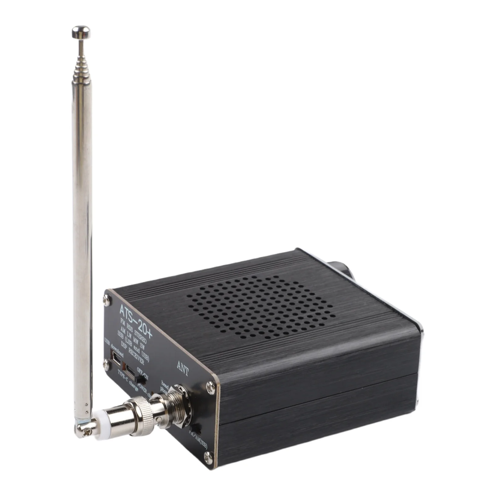 89*107*41mm 3.50*4.21*1.61 Inches SI4732 Radio Receiver Headphone Compatible Radio Full-Band Radio 3.5mm Headphone Support