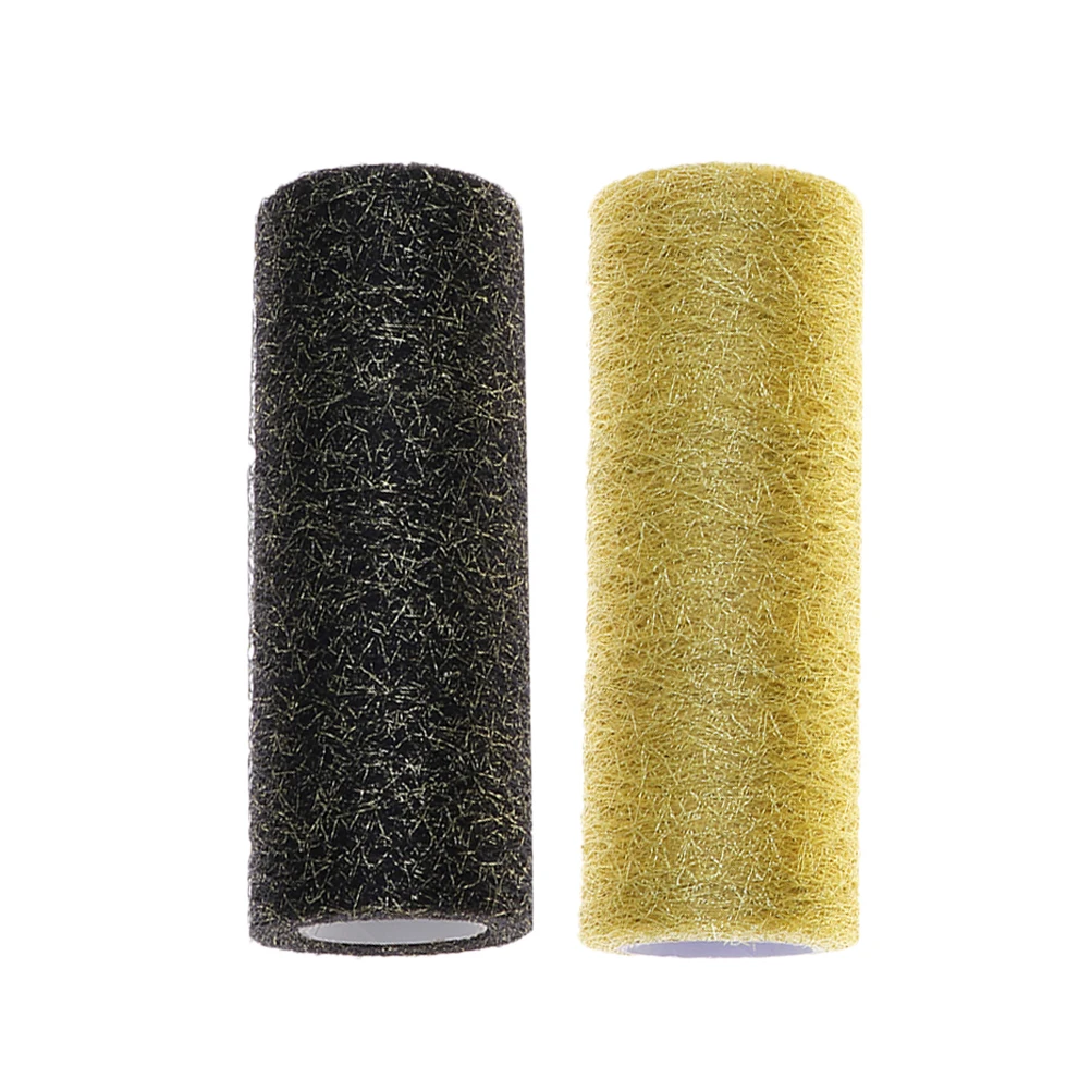 

2pcs Tulle Mesh Ribbon Wedding Gauze Celebrations Decorations Special Occasions Tulle Rolls DIY Crafts Fabric