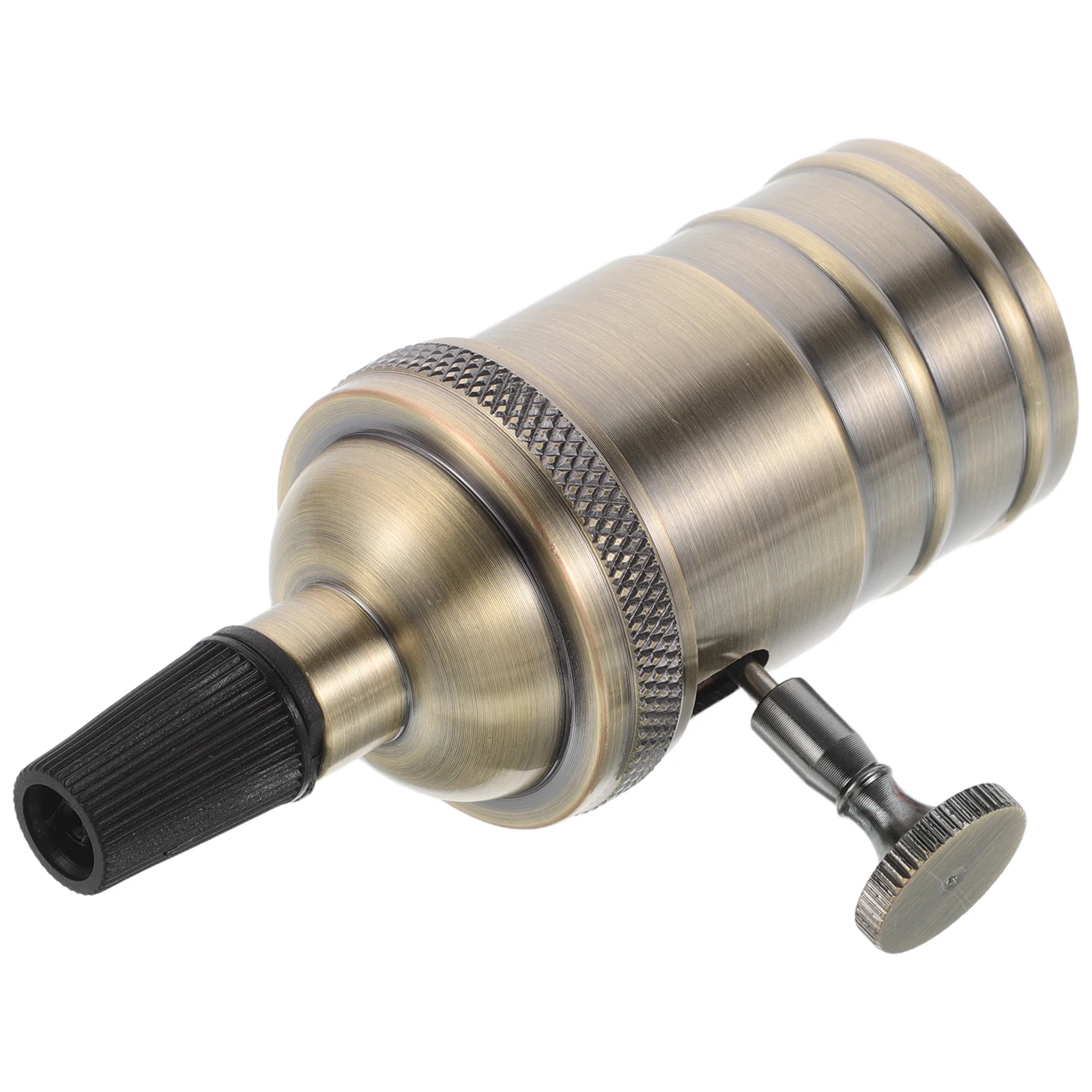 

Винтажный держатель лампы, металлический подвесной светильник, цоколь E27, винтовое основание для потолка, замена светильника «сделай сам», промышленный светильник